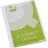 Paljetasku Q-C A4 PVC 0.18 läpätön 5kpl