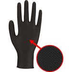 Thor Power Grip nitriilikäsine 50kpl (vahva) Musta