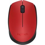 Logitech M171 langaton hiiri Punainen
