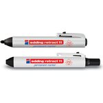 Edding retract 11 permanent marker mekanismilla Musta
