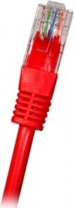 Verkkokaapeli CAT6 lyhyet RJ45 (0,25-1m.) Punainen 0,5m.