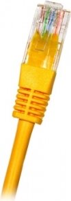 Verkkokaapeli CAT6 lyhyet RJ45 (0,25-1m.) Keltainen 1 m.