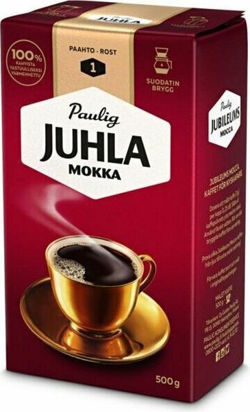 Juhla Mokka 500g suodatinjauhatus Paahtoaste 1