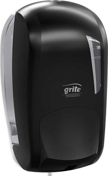 Nestesaippua-annostelija seinälle Musta