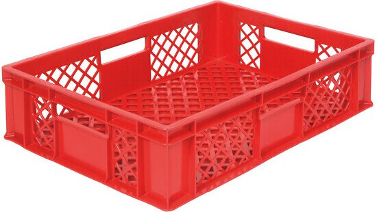 Leipomolaatikko / elintarvikelaatikko 600x400 Punainen