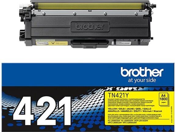 Värikasetti Brother TN-421 Keltainen