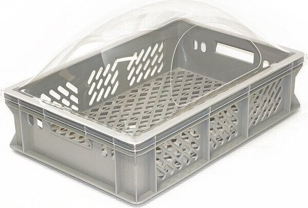 Leipomolaatikko / elintarvikelaatikko 600x400 Harmaa