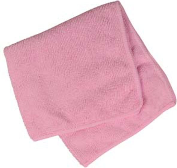 Mikrokuitufroteeliina 32x32cm Vaalean punainen