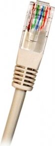 Verkkokaapeli CAT6 lyhyet RJ45 (0,25-1m.) Harmaa 0,5m.