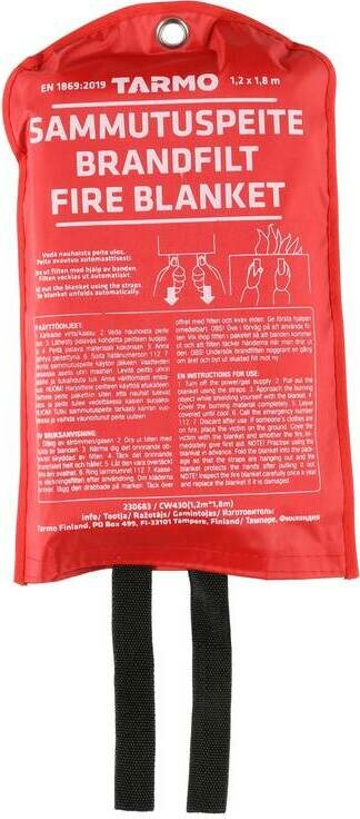 Sammutuspeite 120x180 cm Sammutuspeite 120x180 cm punainen