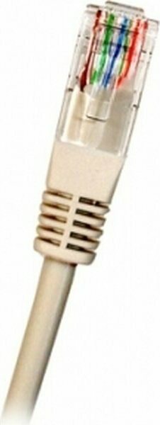 Verkkokaapeli CAT6 lyhyet RJ45 (0,25-1m.) Harmaa 0,25m.