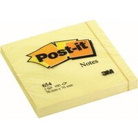 Viestilappu Post-it 654 76x76mm keltainen