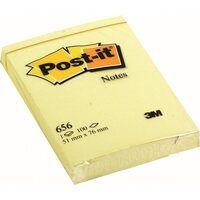 Viestilappu Post-it 656 51x76mm keltainen