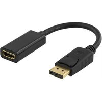 Näyttöadapteri DisplayPort uros-HDMI naaras