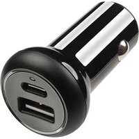 Autolaturi Vivanco usb-C ja Usb-A 24w