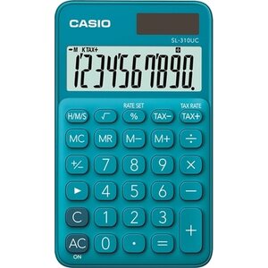 Nelilaskin Casio SL-300NC sininen