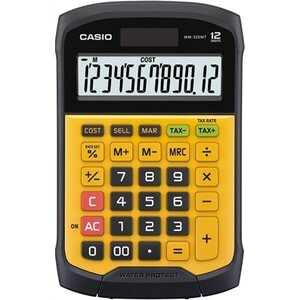 Pöytälaskin Casio WM -320MT vesisuojattu