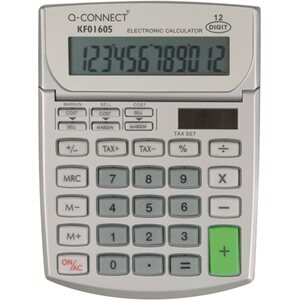 Pöytälaskin Q-C 12-numero pieni KF01605