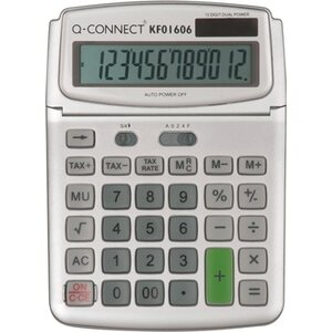 Pöytälaskin Q-C 12-numero iso KF15758