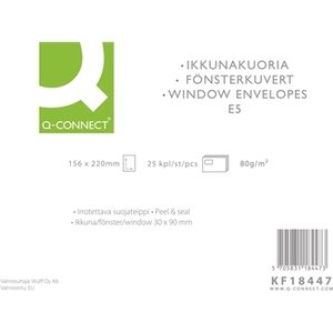 Ikkunakuori Q-C E5 100g tarra valk.25kpl