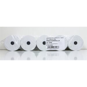 Lämpöpaperirulla 76x66/12 mm 61 m BPA vapaa