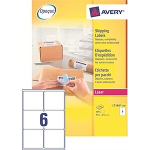 Lasertarra Avery L7166B-100 99,1x93,1/600