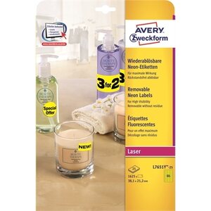 Monitoimitarra Avery L7651Y 38,1x21,2/1625 neonkeltainen