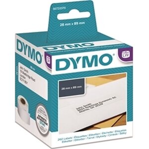 Tarra Dymo LW 89x28mm osoite pieni/2