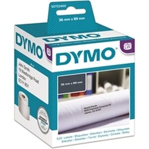 Tarra Dymo LW 89x36mm osoite iso/2