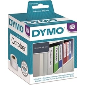 Tarra Dymo LW 190x59mm mappi leveä/110