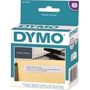 Tarra Dymo LW 51x19mm yleistarra/500 irrotettava