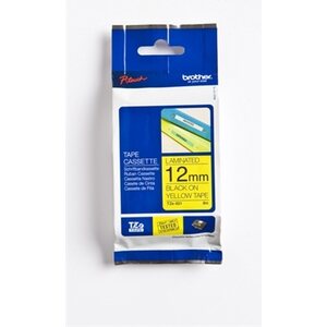 Tarrakasetti Brother TZe-631 12mm keltainen/musta
