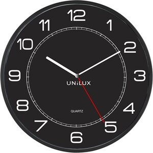 Seinäkello Unilux Mega halkaisija 57,5 cm musta