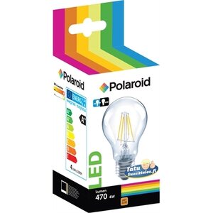Lamppu Polaroid LED filament GLS 4W E27