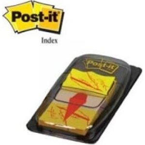 Post-it teippimerkki allekirjoitus 25,4x43,2mm 50 kpl
