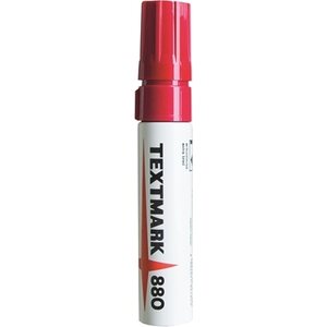 Huopakynä Textmark 880 punainen 18x10mm