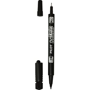 Huopakynä Pilot BG Twin Marker EF/F musta
