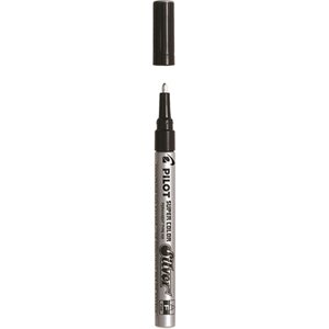 Maalikynä Pilot Super Color F hopea
