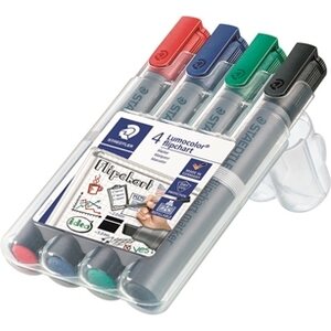 Lehtiötussi Staedtler Lumocolor356 viisto 4 väriä