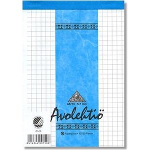 Avolehtiö A5/70 7x7 perforoitu Joutsenmerkki