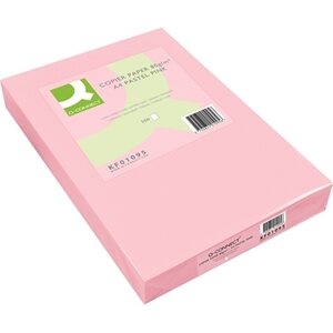 Kopiopaperi Q-C A4 80g vaaleanpunainen 500 arkkia