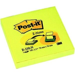Viestilappu Post-it Z-note R-330 keltainen