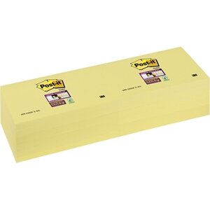 Viestilappu Super Sticky 76x127 kanariankeltainen