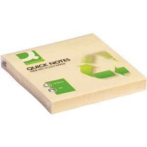 Viestilappu Q-C Eko 76x76 mm keltainen