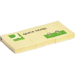 Viestilappu Q-C 38x51mm keltainen 100kpl