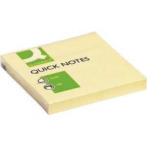 Viestilappu Q-C 76x76mm keltainen