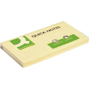 Viestilappu Q-C 76x127mm keltainen