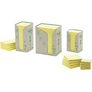 Viestilappu Post-it Eko 653 38x51mm keltainen/24 kpl pkt
