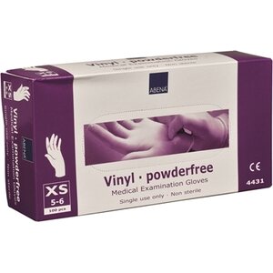 Vinyylikäsine 6/XS puuteriton 100kpl