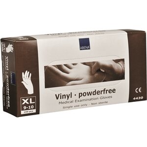 Vinyylikäsine 10/XL puuteriton 100kpl